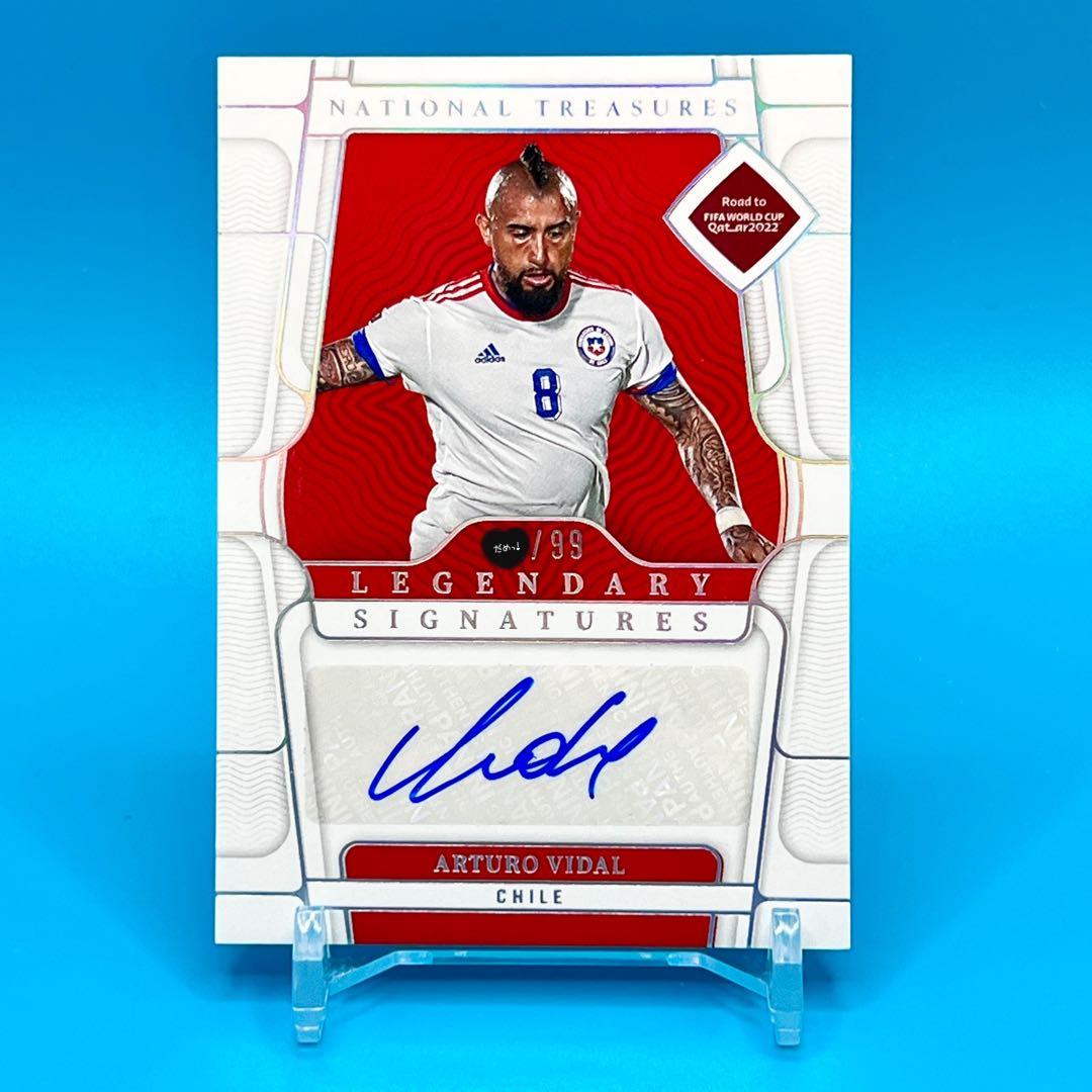 PANINI ARTURO VIDAL ビダル 直筆サインカード 99シリ