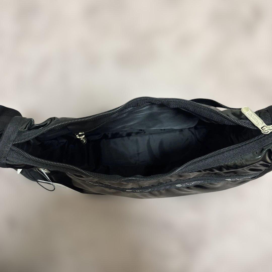 【LeSportsac】レスポートサック新品ブラック ショルダーバッグ ポーチ付