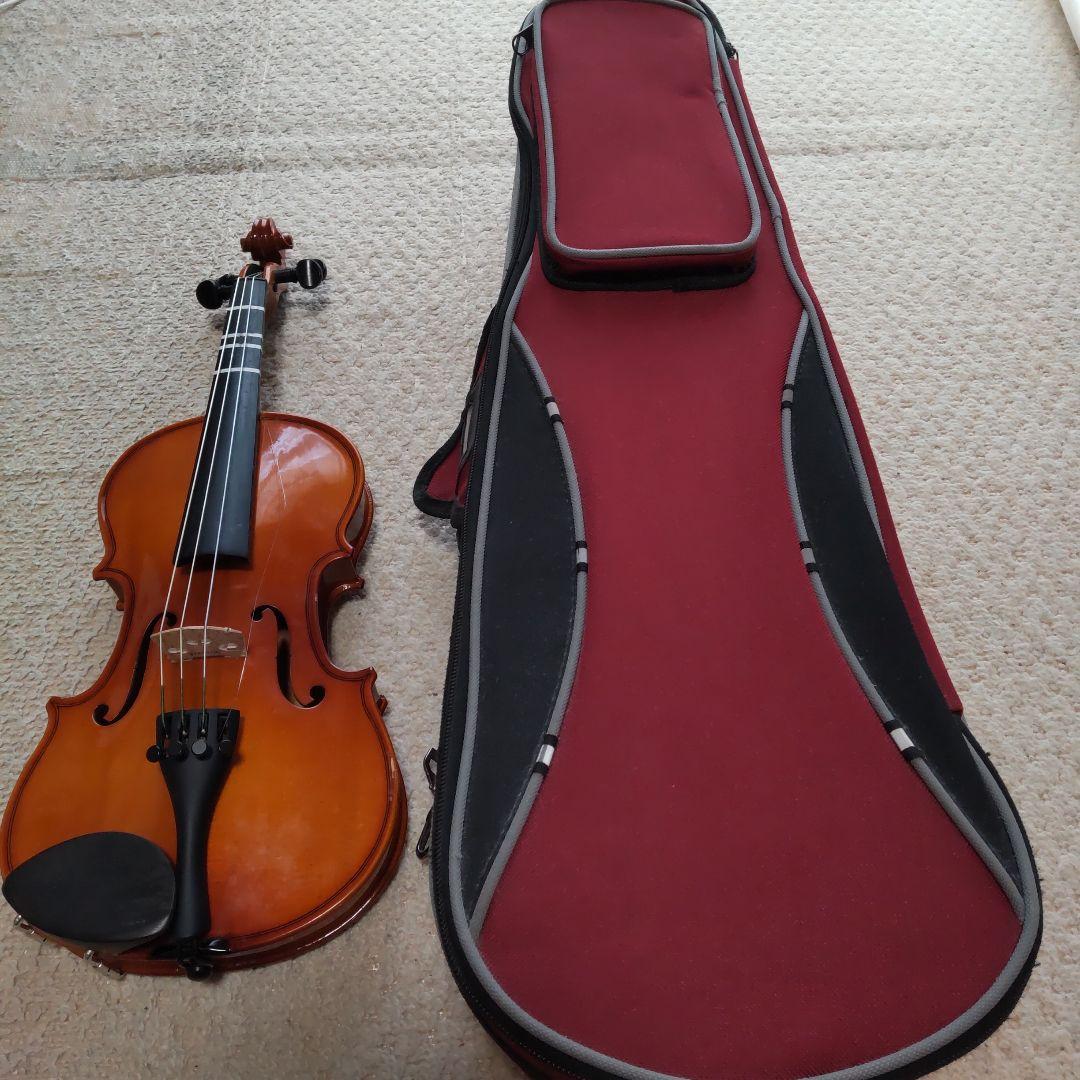 1/4ステンター バイオリン本体と弓、ケース付き