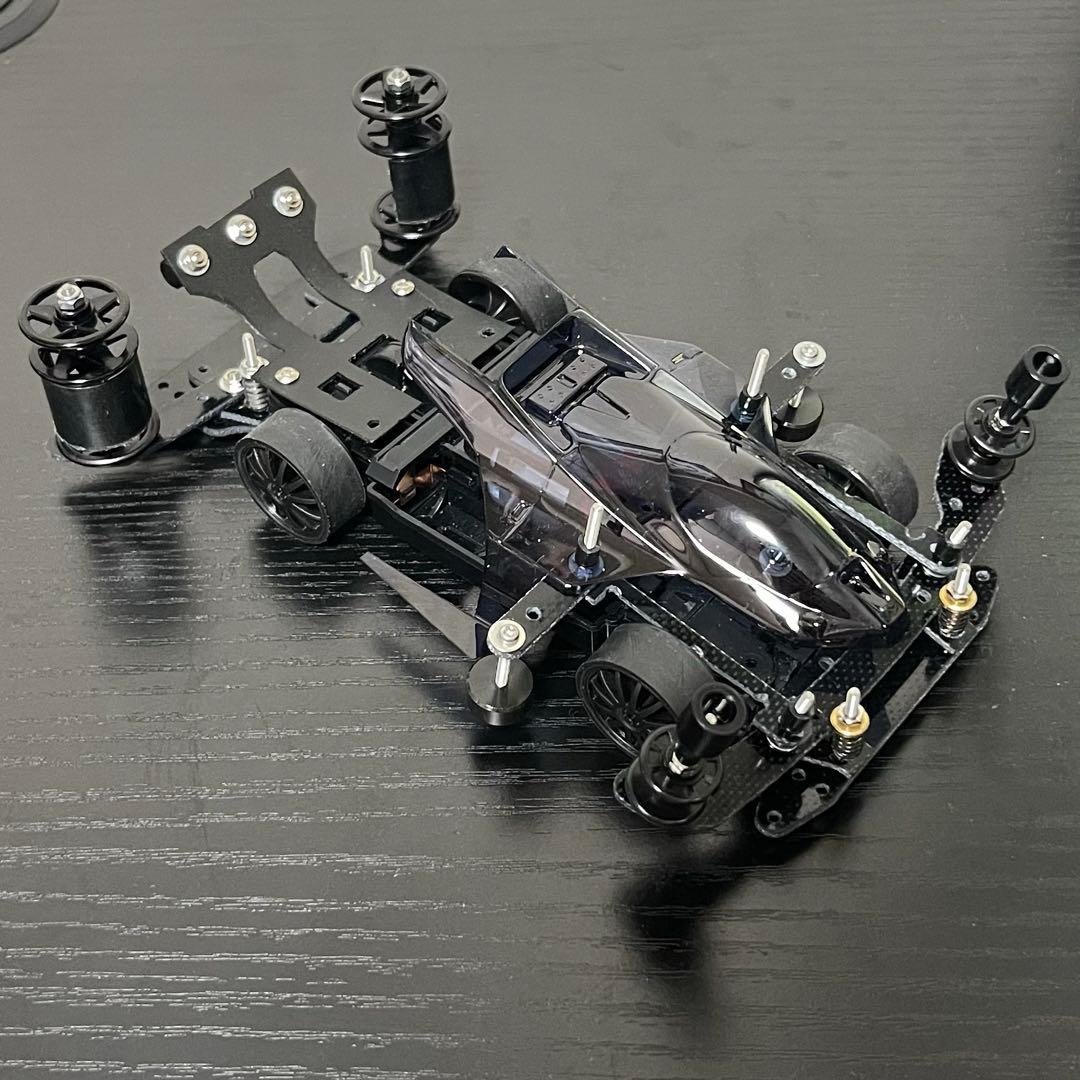 兎*5様 ミニ四駆 MSフレキ サンダーショット スモーク ATバンパー 提灯