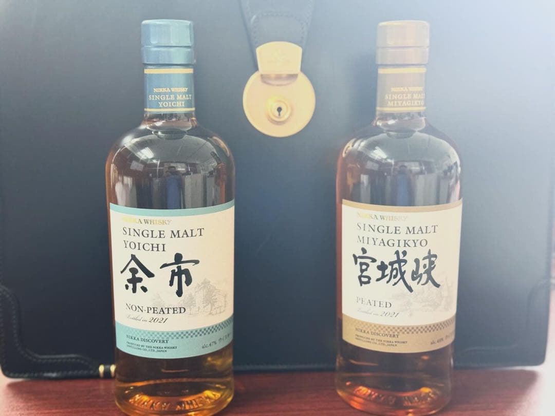 余市ノンピーテッド＆宮城峡ピーテッドセット