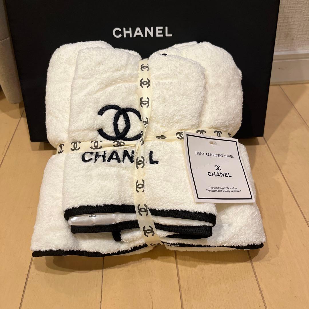 【専用】新品CHANEL バスタオル&フェスタオル 2枚セット