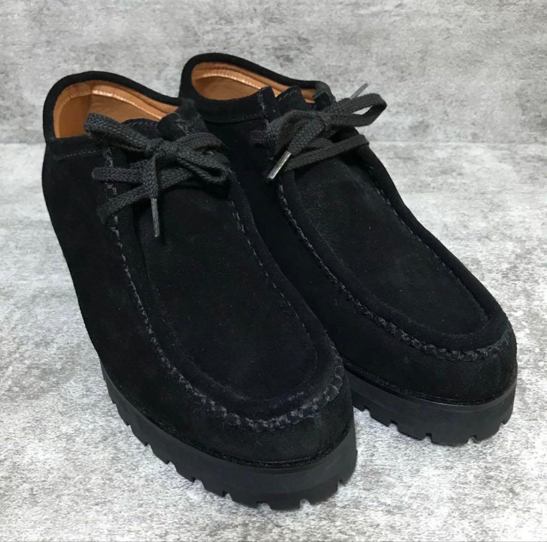 【ほぼ未使用】SHIUN スウェード レザー モカシンシューズ Sサイズ