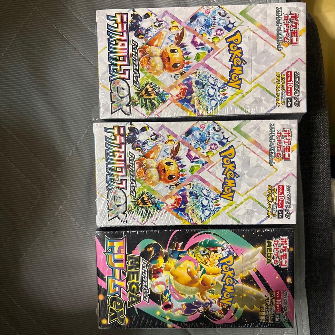 ポケモンカードゲーム MEGA HULK EX 1箱テラスタルフェス2箱セット