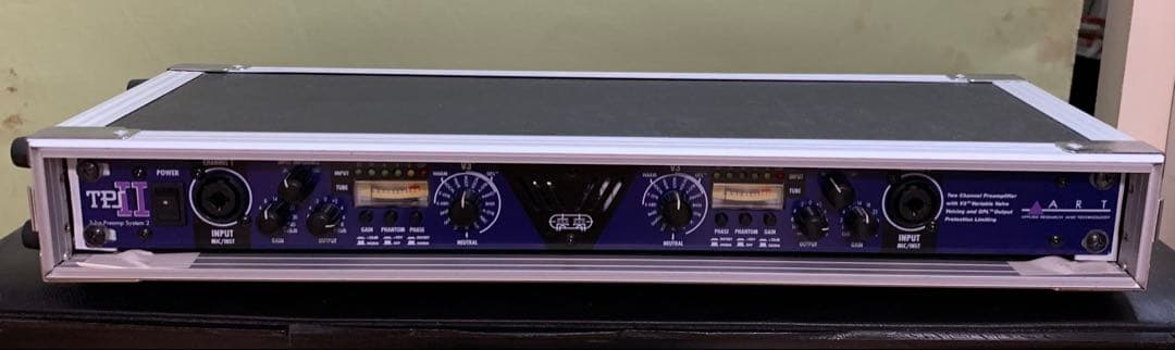 ART TPS2 2CH 真空管マイクプリアンプ TPS II ラックケース付