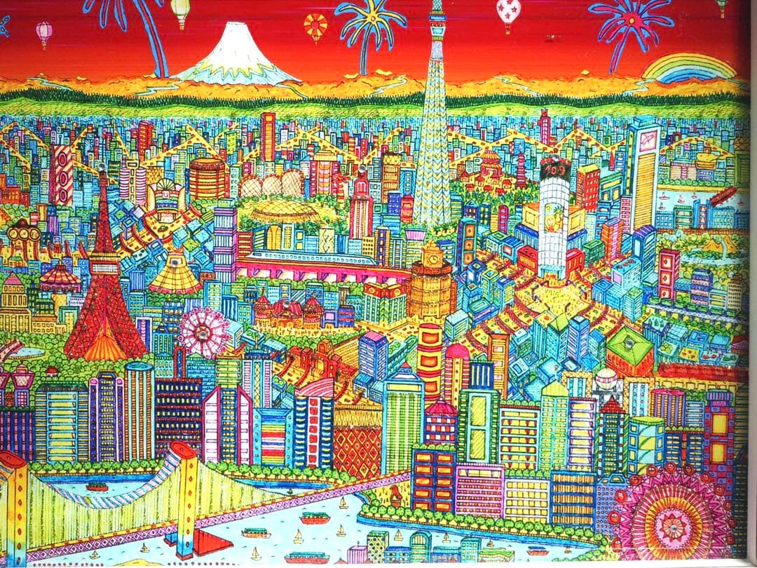 真作■ヨハン・ペラトーネル 版画 TOKYOⅢ■絵画 ジェームスリジィ