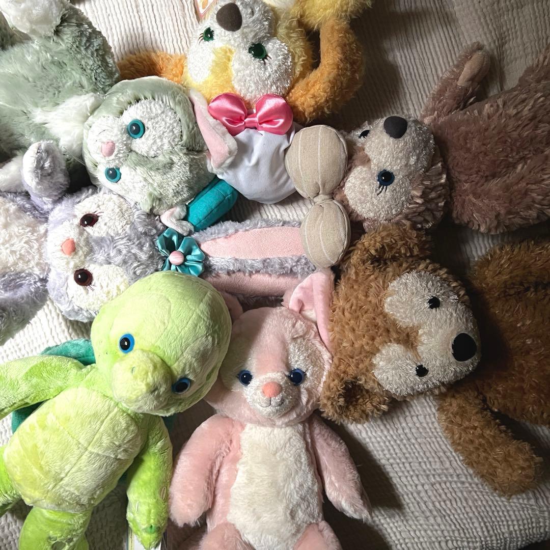 【コンプリート】ダッフィアンドフレンズ ぬいぐるみ 7体セット 動物キャラクター