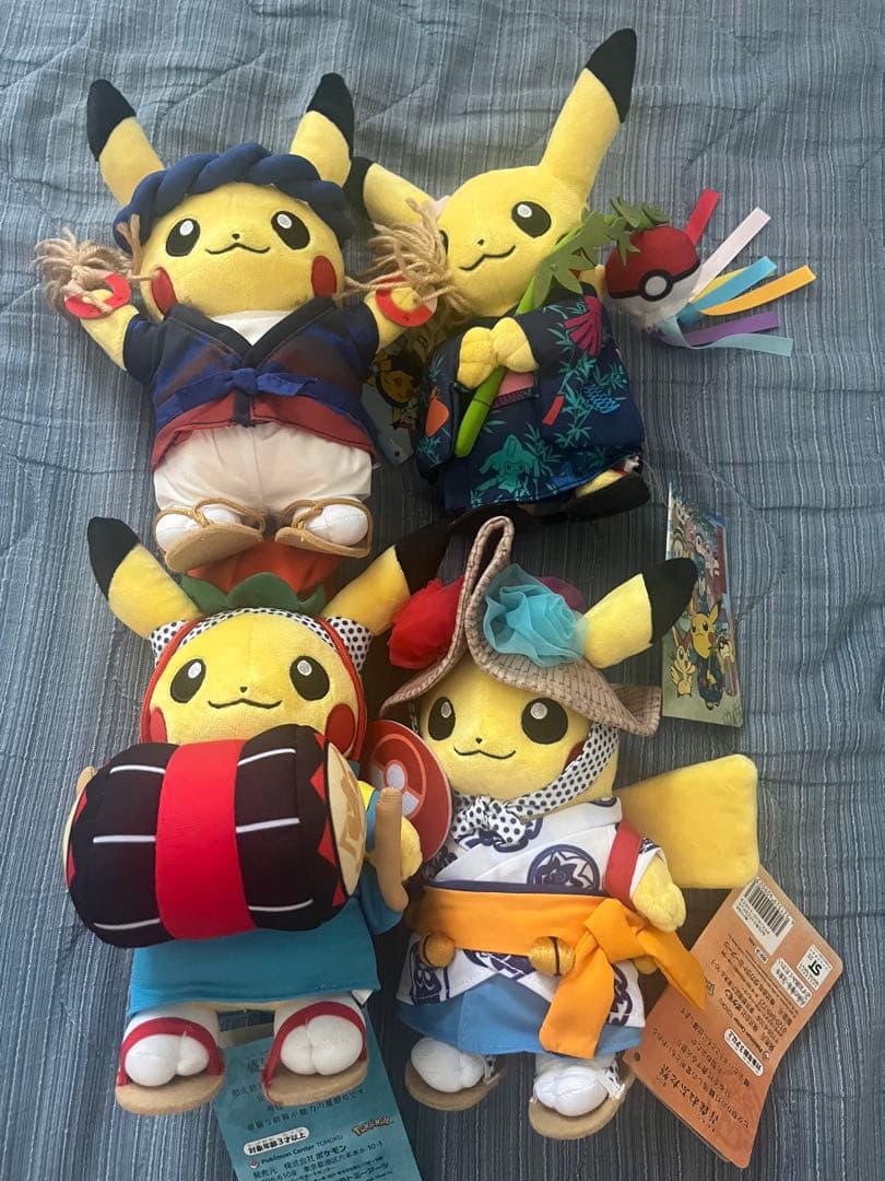 ポケモンセンタートウホク限定 リニューアル記念　ぬいぐるみ4体セット