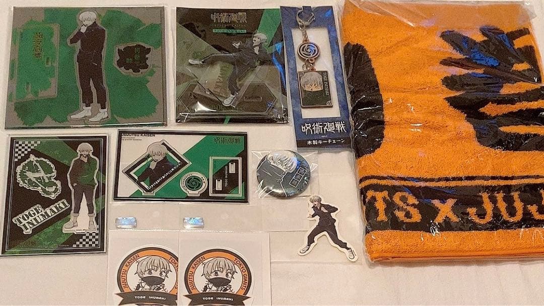 呪術廻戦 狗巻棘 アクスタ ステッカー 缶バッジ