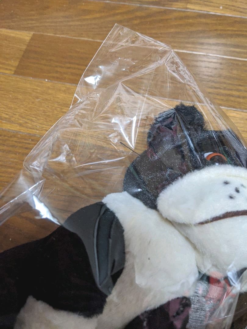 ぬいぐるみ　ブルドッグ　ブラック&ブラウン