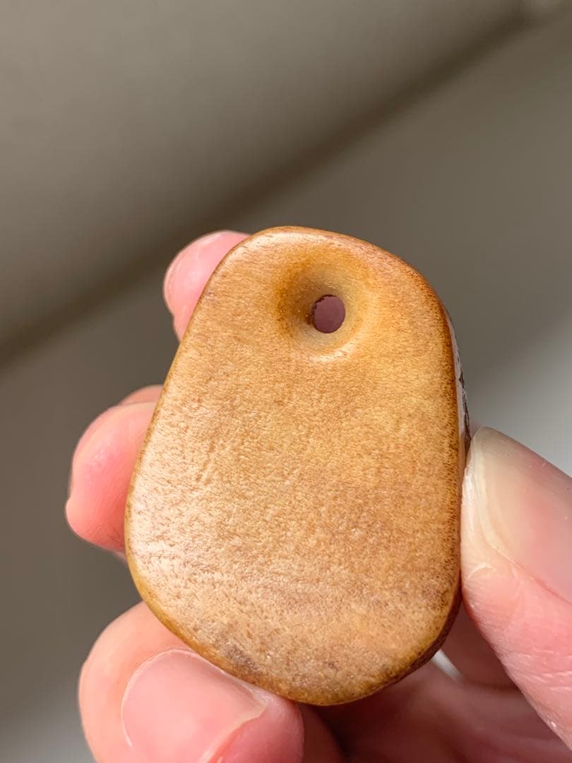 呪物　カパラ　天珠　チベット　カパーラ　頭蓋骨　根付　クマントーン　プラクルアン