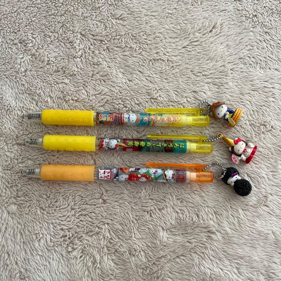 ハローキティ　ご当地キティ　ボールペン　シャープ　18本