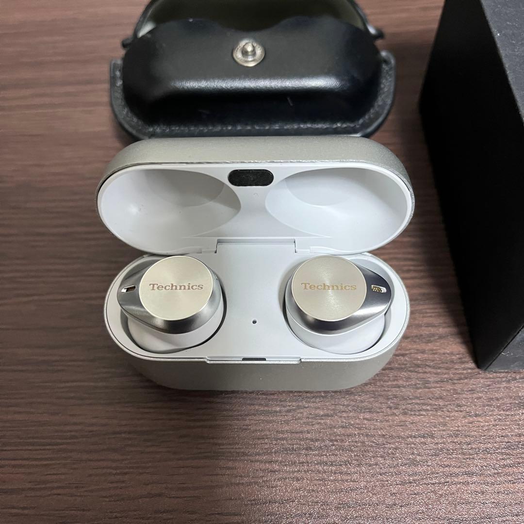 Technics EAH-AZ80 ワイヤレスイヤホン ケース付き シルバー美品