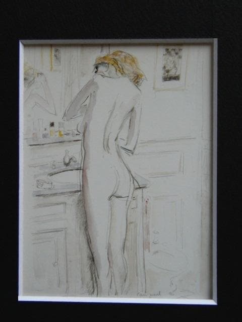 カシニョール（Cassigneul）、化粧、希少な画集より、新品高級額