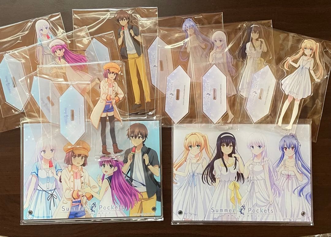 summer pockets サマポケ　アクリルスタンド　10点
