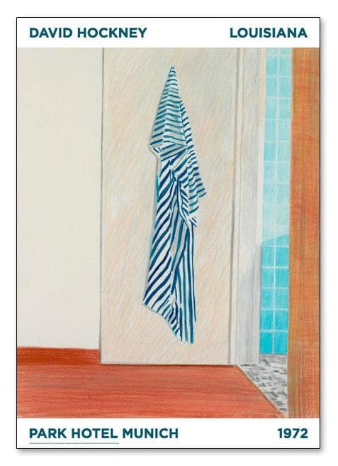 Park Hotel Munich/デビット ホックニー/ポスター