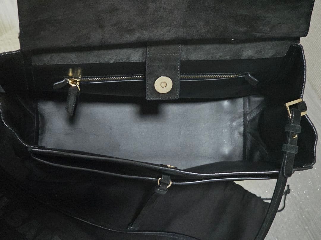 JIL SANDER ジルサンダー スエード ブラック ワンショルダーバック