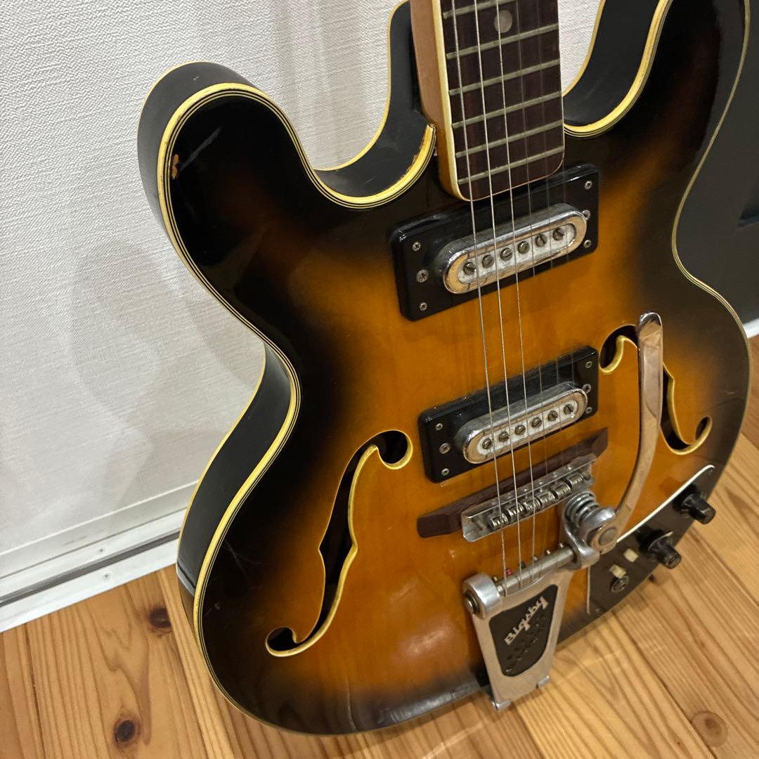 【ジャンク】Sekova サンバースト セミアコースティックギター