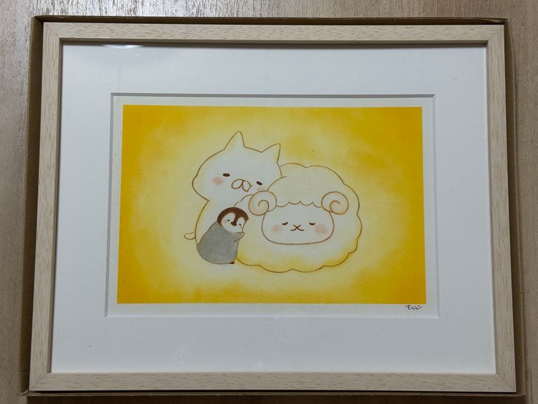 【50点限定激レア】ねこぺんおでかけ日和 複製原画 サイン入り