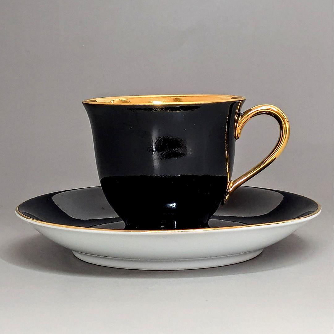 オールドノリタケ ゴールド ハーレクインキャビネットカップ&ソーサー マルキ印