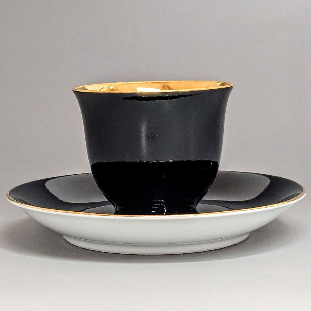 オールドノリタケ ゴールド ハーレクインキャビネットカップ&ソーサー マルキ印