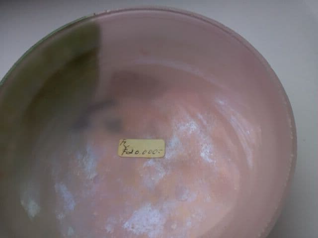 アンティーク　アールデコ　ヌーヴォー　ガラスのパフケース　小物入れ　化粧小物