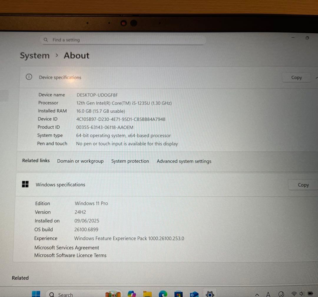 Windowsノート本体 ThinkPad X13 Gen3 i5-1235U/16GB/256