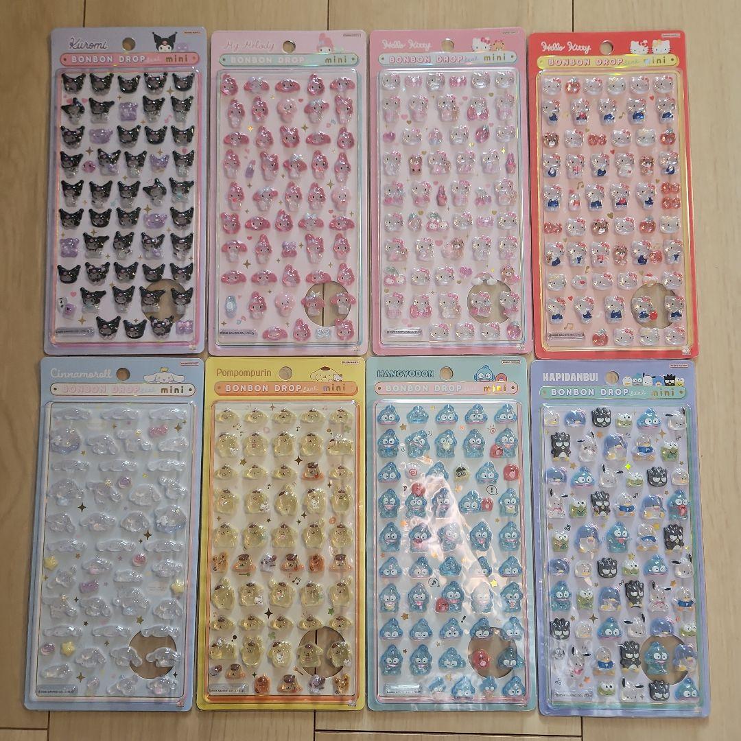ボンボンドロップシールミニ8シートセット