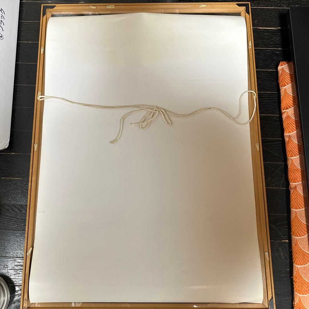 横浜銀蝿　翔　直筆サイン　B2サイズ　ポスター　当時品　額装付き