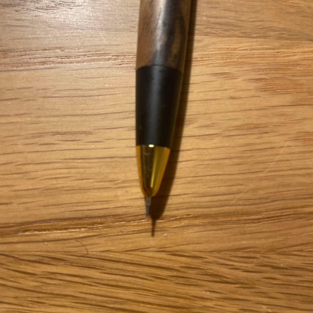 野原工芸　黒柿　新口金　未使用品　シャーペン