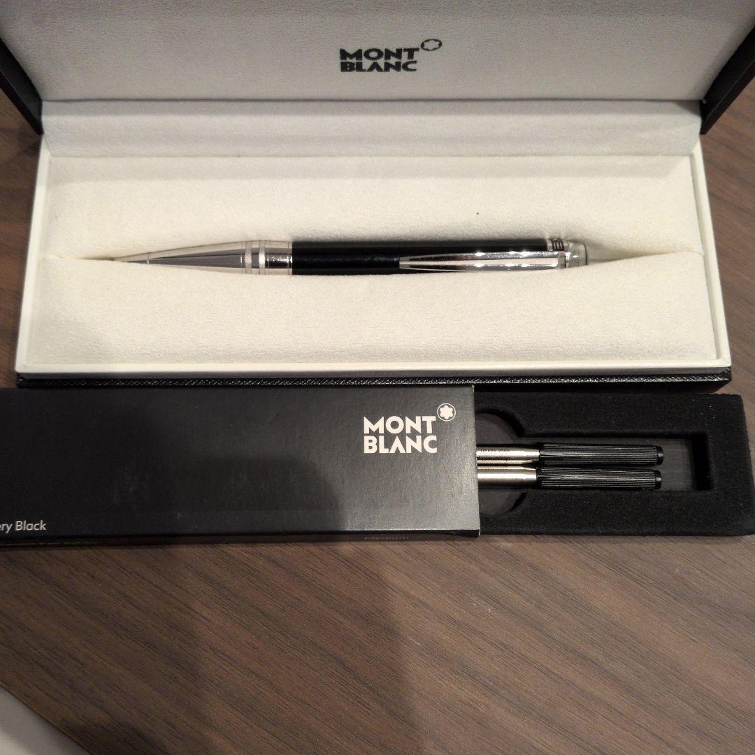 MONT BLANC 黒 メタルボールペン 本体　モンブラン