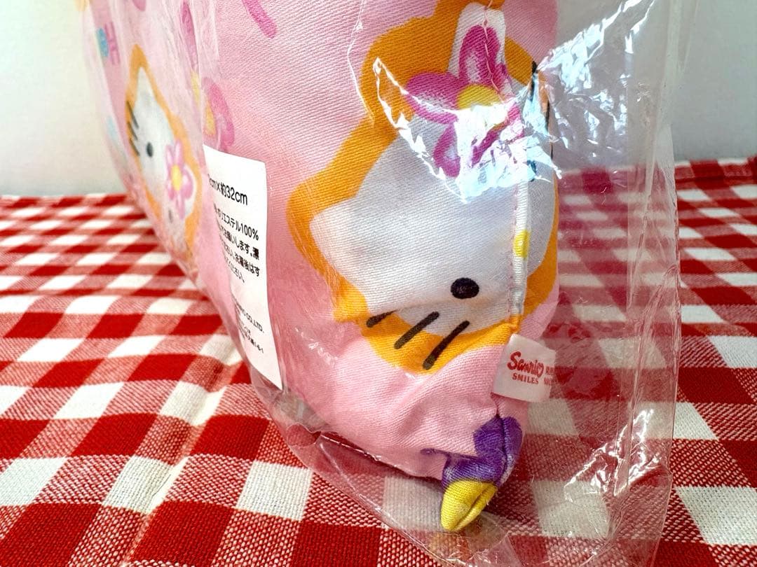 新品未開封　1999年製　激レア　ハローキティ　クッション　カオハナ　平成レトロ