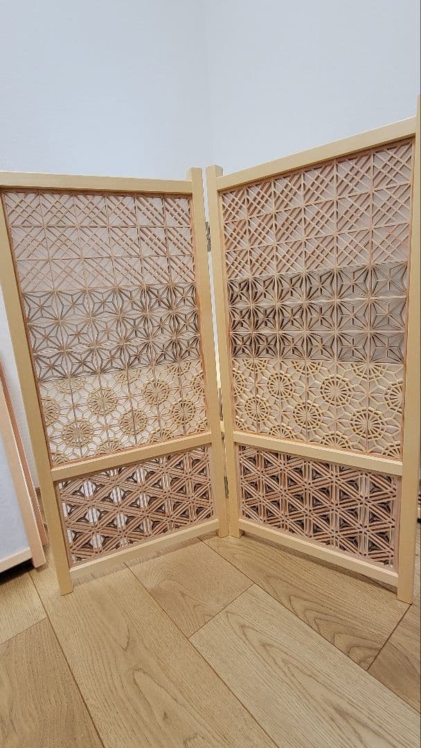 組子細工　組子　衝立　パーテーション