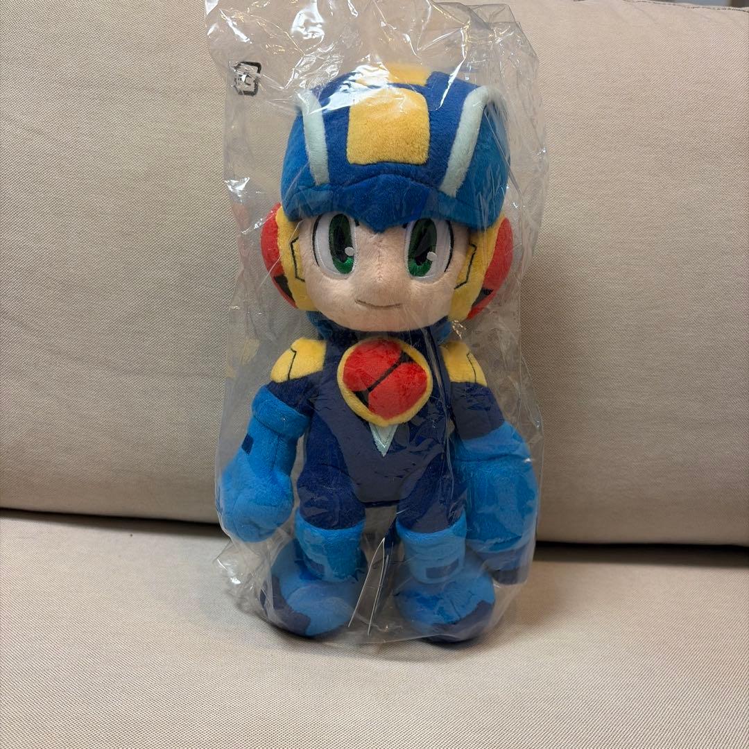 【最安値☆タグ付き新品未使用】　ロックマンエグゼ　ぬいぐるみ　三英貿易