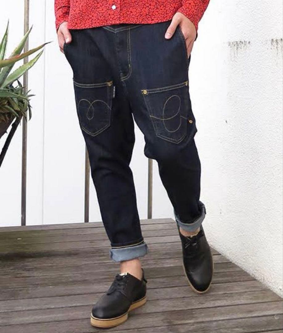 美品◾️mercibeaucoupメルシーボークーうしろまえデニム大きいサイズ 3