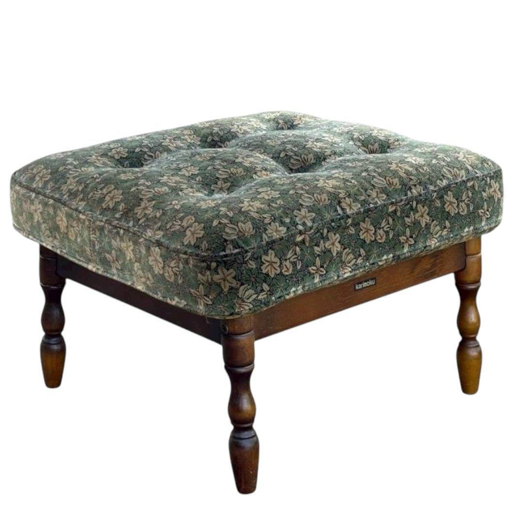 【希少】カリモク家具 オットマン スツール