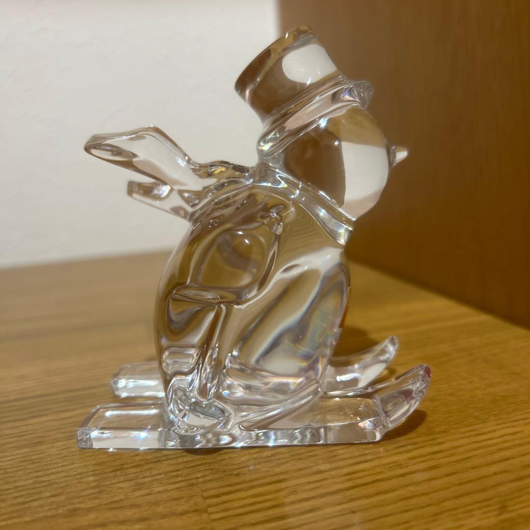 Baccarat クリスタル 雪だるま