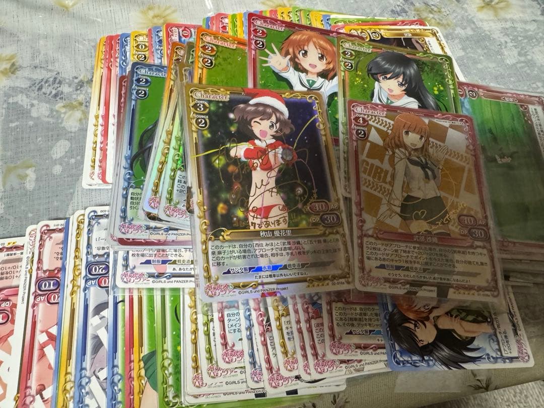 プレシャスメモリーズ ガルパン サイン キラ多数 約100枚