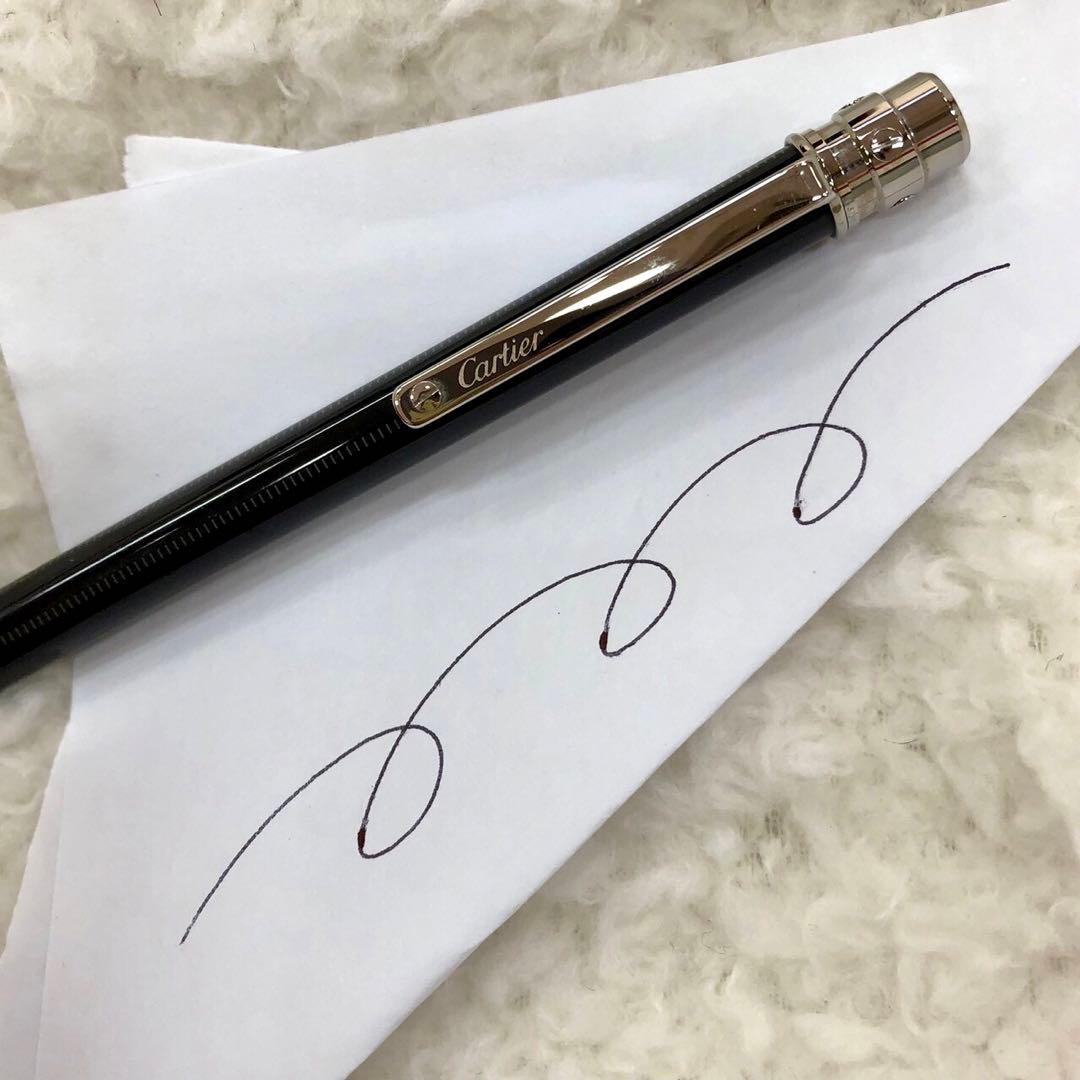 Cartier カルティエ ボールペン 黒