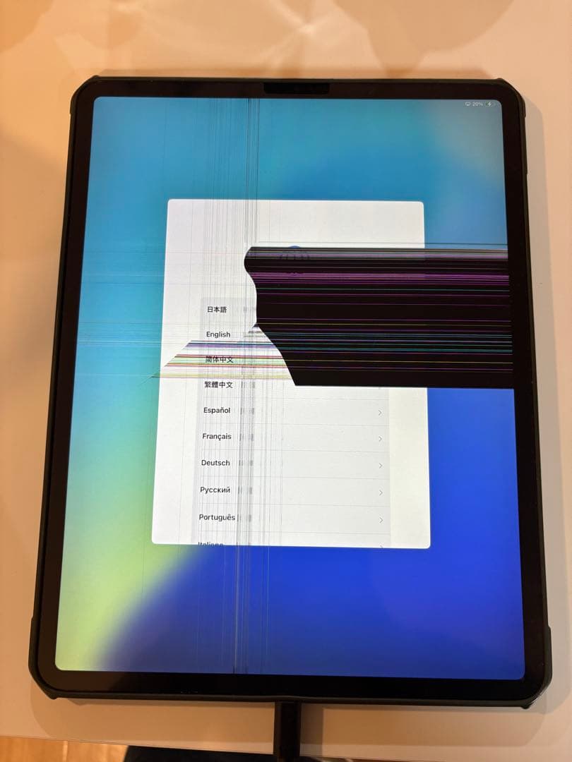 iPad Pro 12.9インチ Cellular 画面ひび割れ ジャンク