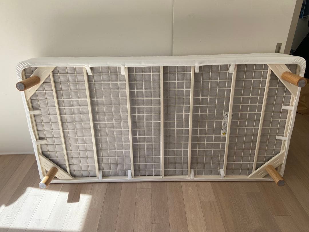 無印良品　脚付きマットレス ホワイト　シングル