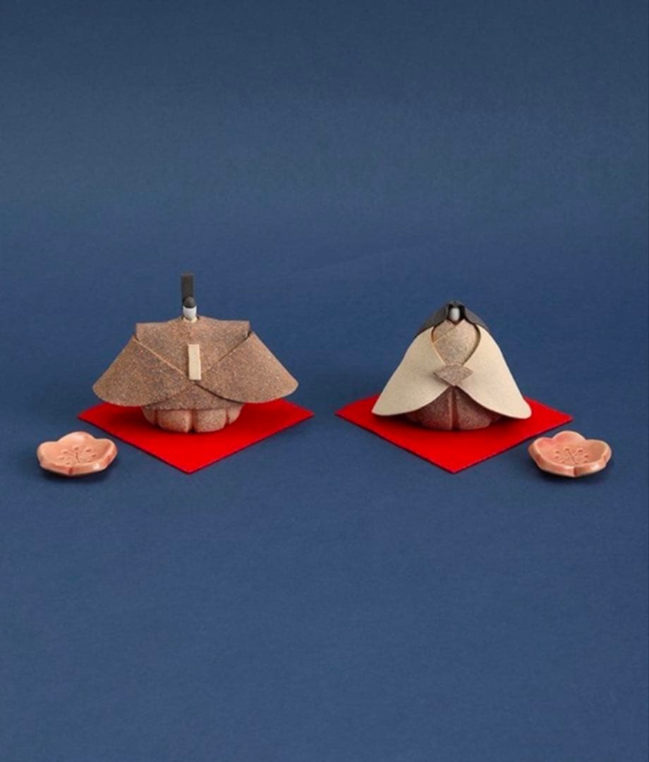 永田みどり　陶雛セット　ナチュラン限定　古陶里　ひなまつり