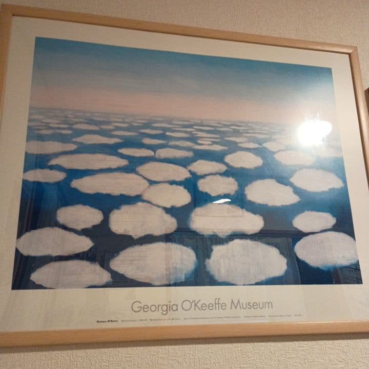 ia O'Keeffe Museum アート　ポスター　額縁付き