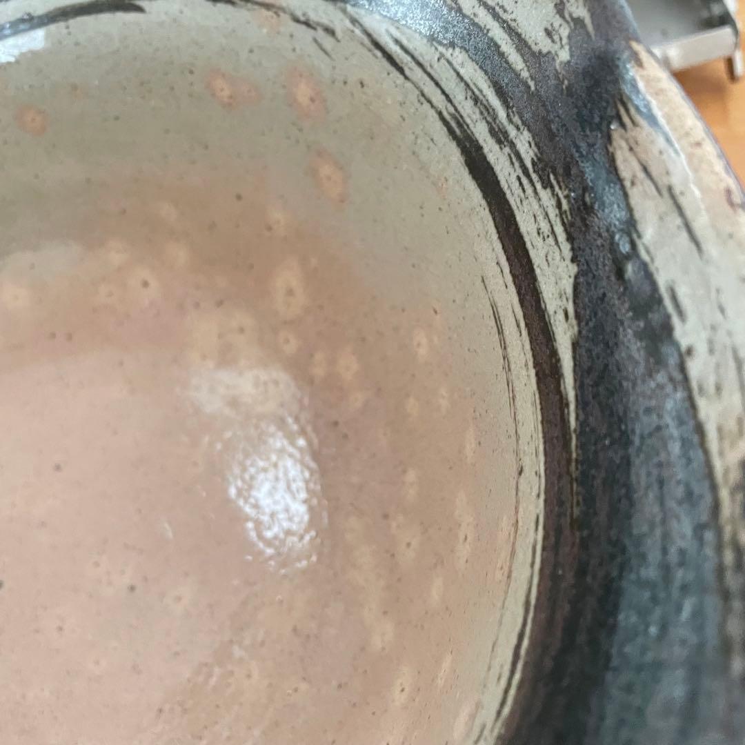 鉄刷毛目　大皿　新品