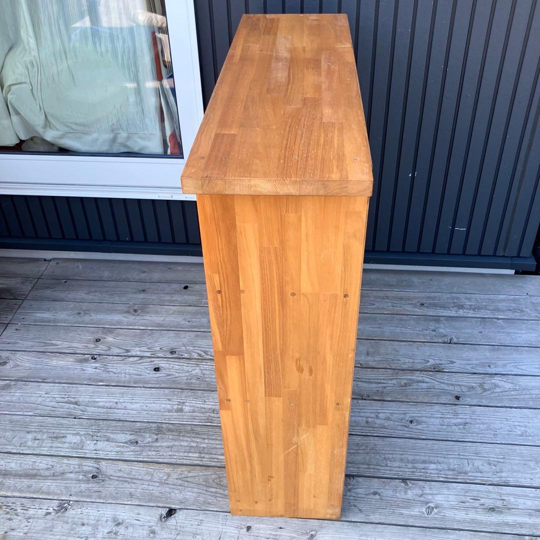 昭和レトロ 古家具 古材 木製飾り棚 ディスプレイラック オープンラック 古道具