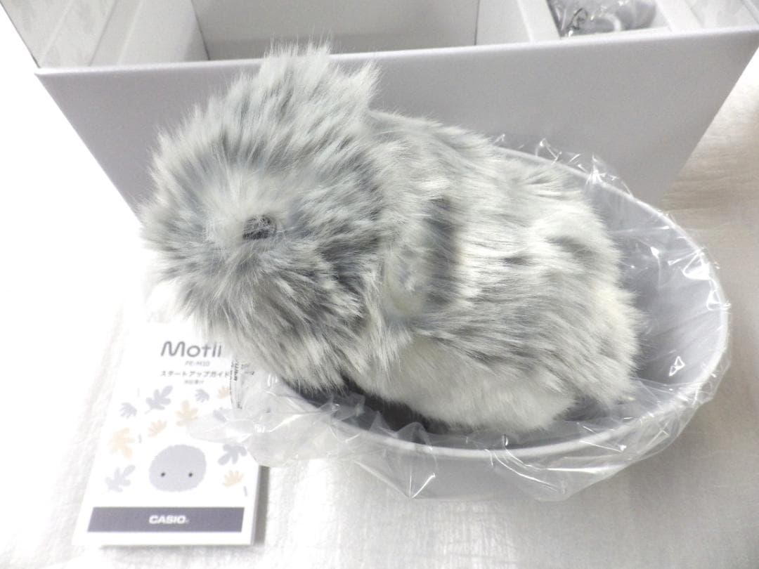 CASIO　カシオ　モフリン　Moflin　シルバー　PE-M10S　AIペット