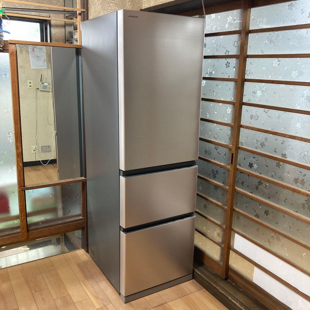 日立 3ドア冷凍冷蔵庫 315L 2022年製 中古 美品