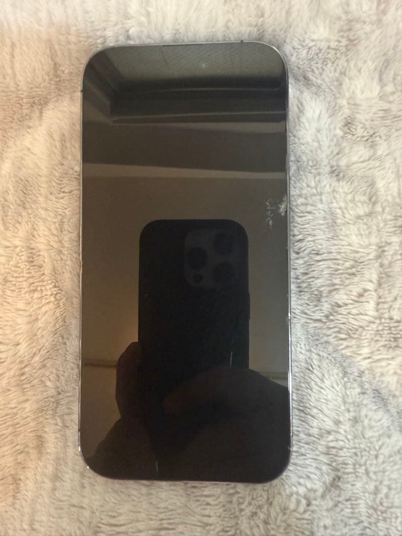 iPhone 14 Pro 1TB ディープパープル 画面ヒビあり 動作良好