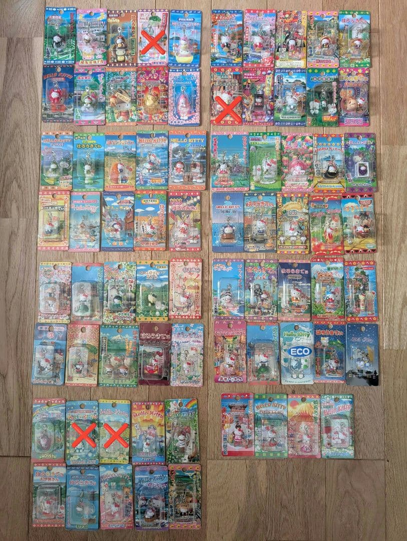 ご当地キティ ファスナーマスコット ハローキティ　根付　ストラップ　まとめ①