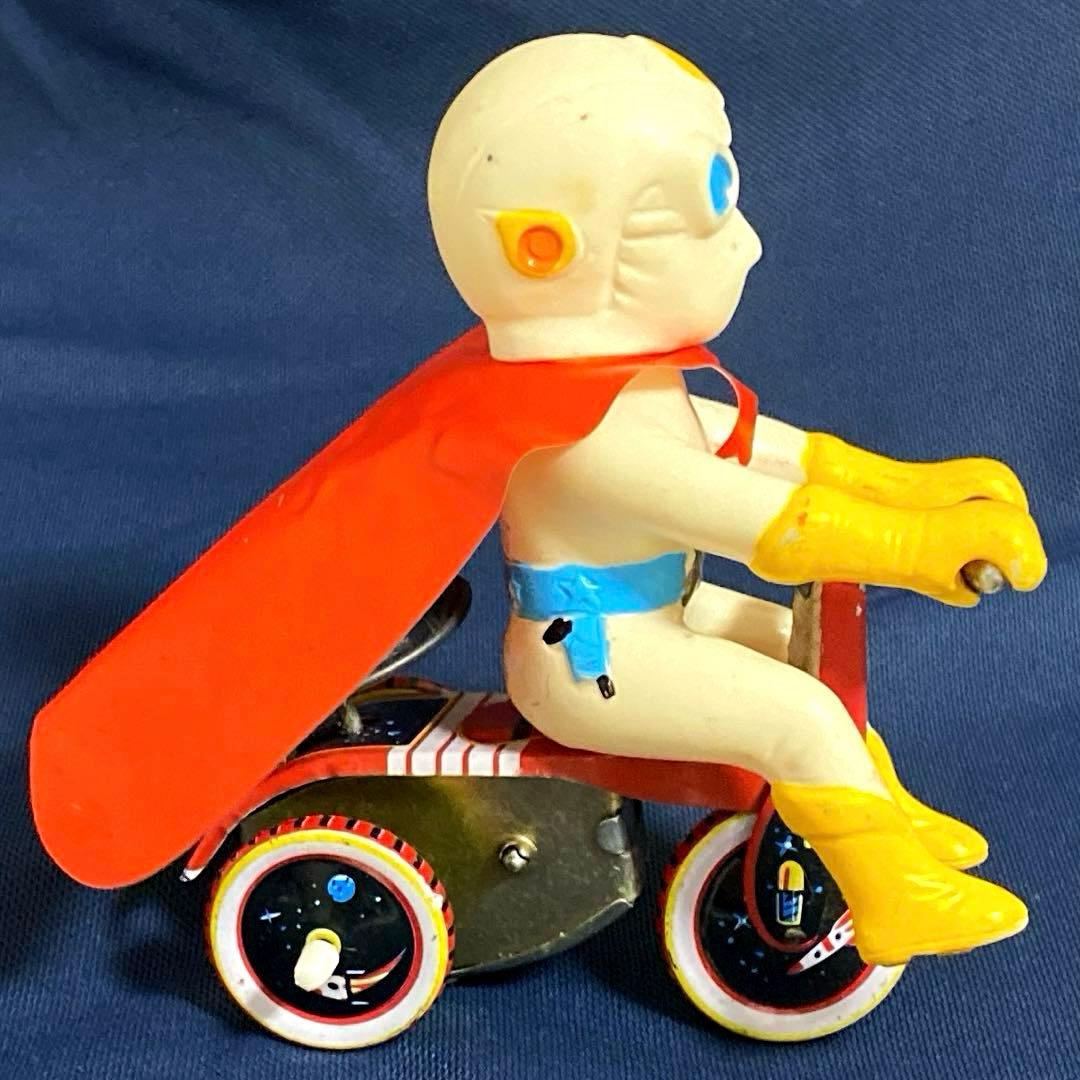 月光仮面 三輪車 ゼンマイ ベルつき